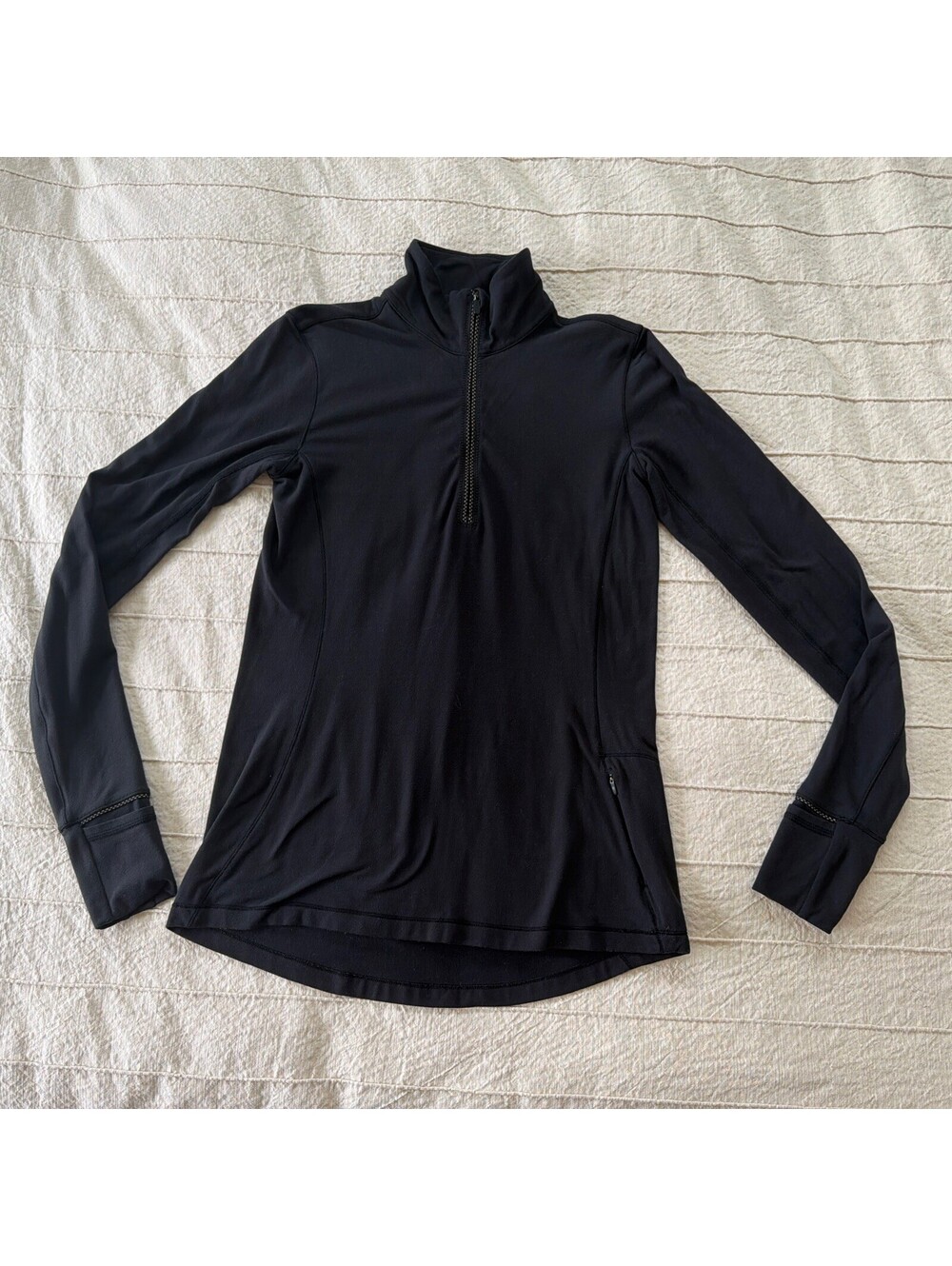 LULULEMON Women’s Long Sleeve 1/4 Zip Pullover Reflective Run *READ*